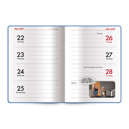 TRÖTSCH Rentner-Buch-Kalender 2027 Rentnerplaner 10 x 15 cm