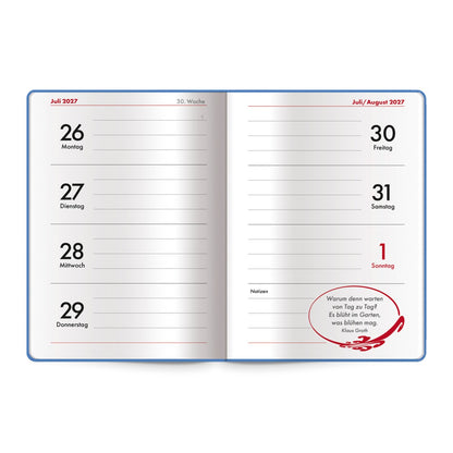 TRÖTSCH Rentner-Buch-Kalender 2027 Rentnerplaner 10 x 15 cm