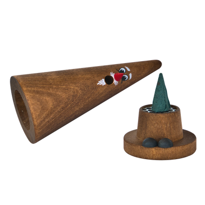 Crottendorfer Räucherfigur Ziegenbein - Addi Advent (braun)
