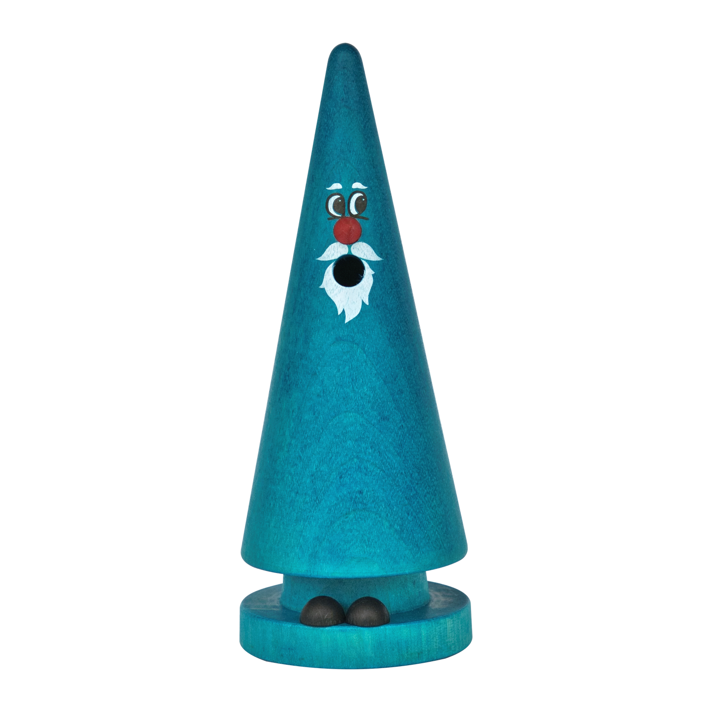 Crottendorf Incense Figurine "Goat's Leg" - Waldi Winter (turquoise)