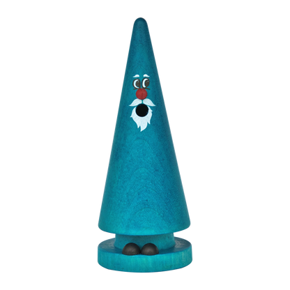Crottendorf Incense Figurine "Goat's Leg" - Waldi Winter (turquoise)