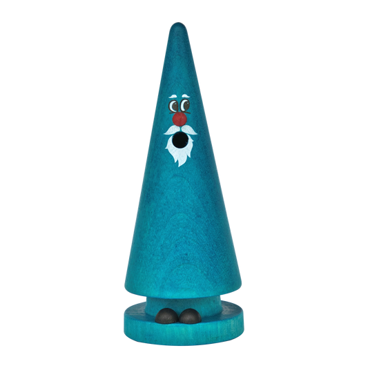Crottendorf Incense Figurine "Goat's Leg" - Waldi Winter (turquoise)