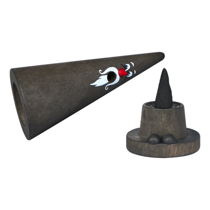 Crottendorf Smoker Figurine Ziegenbein - Karli König (grey)