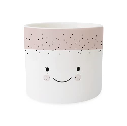 Graphic Workshop small flower pot | mini decorative pot with paper plant | ceramic