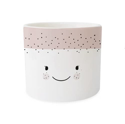 Graphic Workshop small flower pot | mini decorative pot with paper plant | ceramic