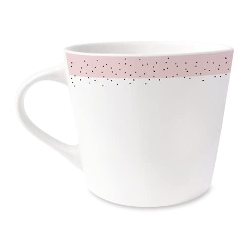 Graphic workshop coffee mug with 100% real gold | Porcelain mug | 420 ml | "Tussi" mug