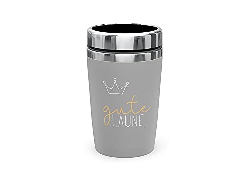 La Vida tazza termica da viaggio | acciaio inossidabile | 240 ml | Buon umore