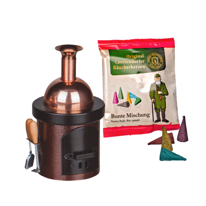 Crottendorf Incense Smoker "Brewing Kettle" Copper/Brown