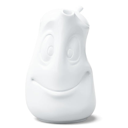 FIFTYEIGHT PRODUCTS / Tazze / Brocca "Gut drauf" (Porcellana, 1200 ml, bianca, Made in Germany)