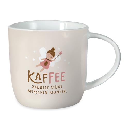 Grafik-Werkstatt Tazza da caffè con scritta 300 ml | Tazza in porcellana | Il caffè fa magie