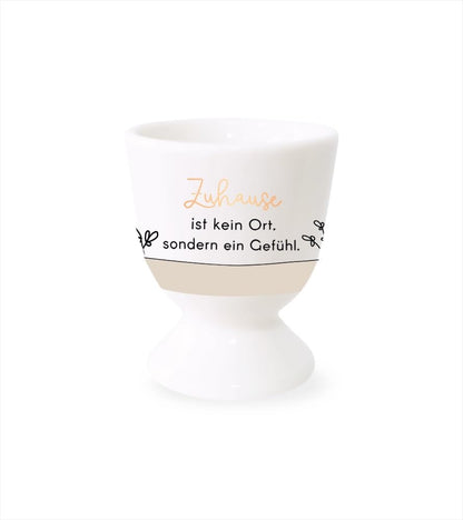 Grafik-Werkstatt Portauovo con oro zecchino 100% | Tazza in porcellana | Casa