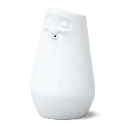 FIFTYEIGHT PRODUCTS / Vaso "Rilassato" (Porcellana, altezza 23 cm, bianco, Made in Germany)