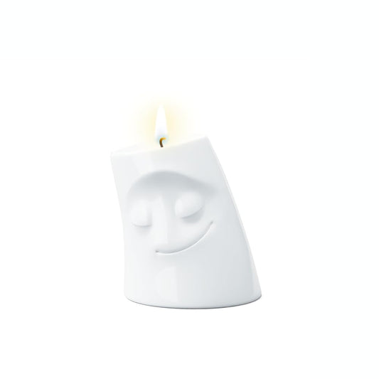FIFTYEIGHT PRODUCTS / Mugs / Candle Snuggler "Cuddly" (Small Candle Holder, white, Made in Germany)