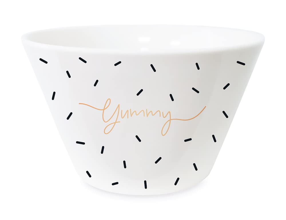 Graphic Workshop Muesli Bowl | with Real Gold | Porcelain | Yummy