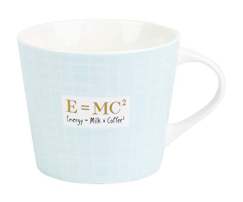 Tazza da caffè Grafik-Werkstatt con oro zecchino al 100% | Tazza in porcellana | 420 ml | E = MC²