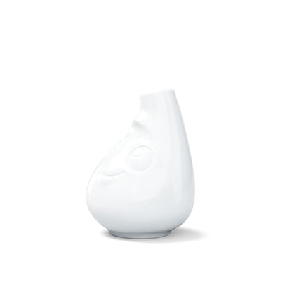 FIFTYEIGHT PRODUCTS / Vaso piccolo "Putzig" (porcellana, altezza 10 cm, bianco, Made in Germany)
