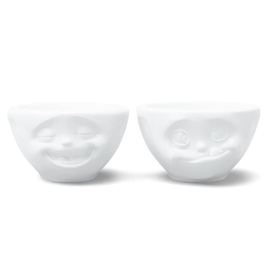 TASSEN.TV Small Bowl Set No. 3 100ml white laughing&delicious [A]