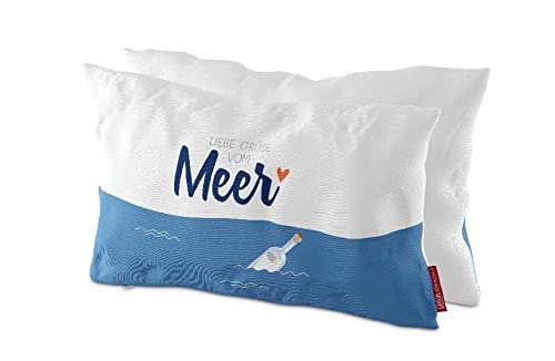 LaVida Kuschelkissen für Dich :-) "Liebe Grüße vom Meer"