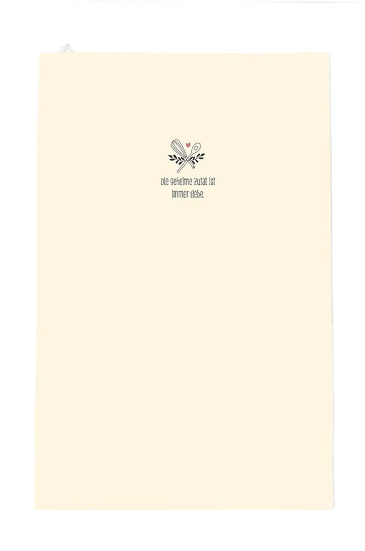 Graphics Workshop Tea Towel | 100% Cotton | Kitchen Drying Cloth with Funny Saying | The Secret Ingredient, big