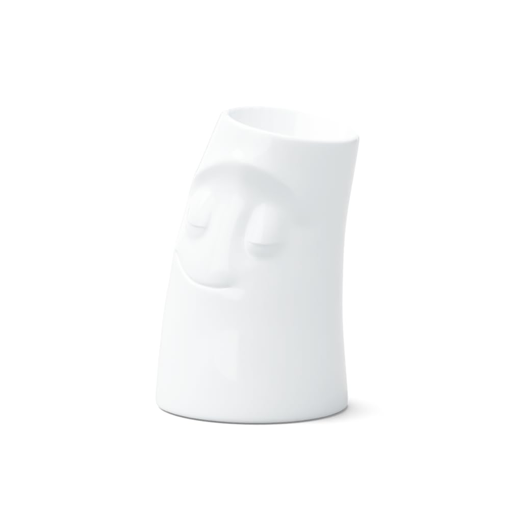 FIFTYEIGHT PRODUCTS / Mugs / Kerzenschmusie "Cuddly" (large candle holder, white, Made in Germany)
