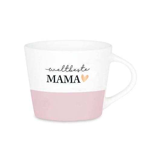 Grafik-Werkstatt Espresso-Tasse mit 100%Echtgold | Porzellan Tasse | 50 ml | Weltbeste Mama
