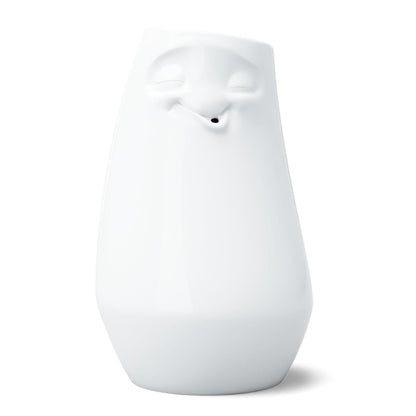 FIFTYEIGHT PRODUCTS / Vaso "Rilassato" (Porcellana, altezza 23 cm, bianco, Made in Germany)