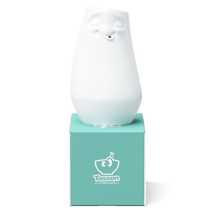 FIFTYEIGHT PRODUCTS / Vaso "Rilassato" (Porcellana, altezza 23 cm, bianco, Made in Germany)