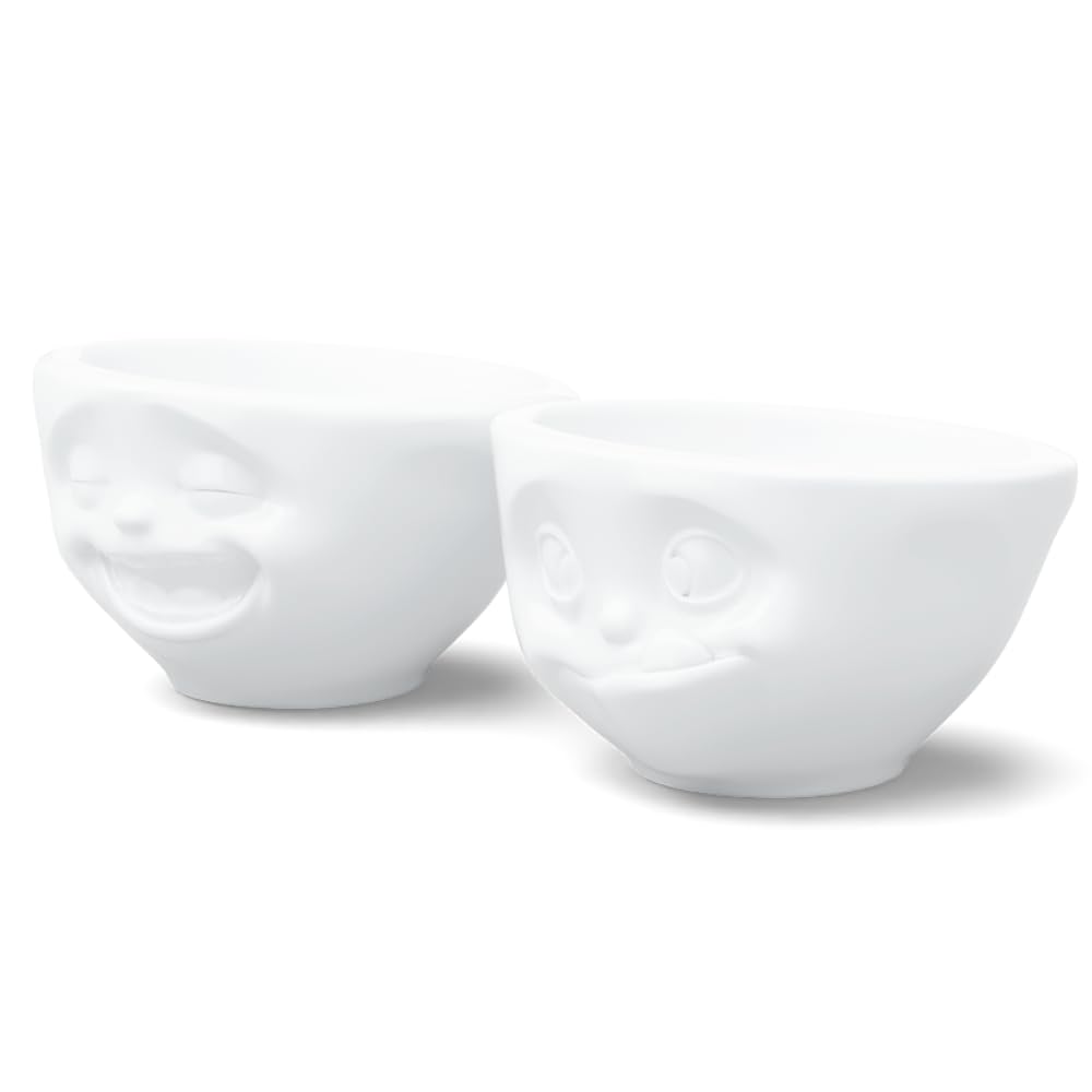 TASSEN.TV Kleines-Schälchen Set Nr. 3 100ml weiß lachend&lecker [A]