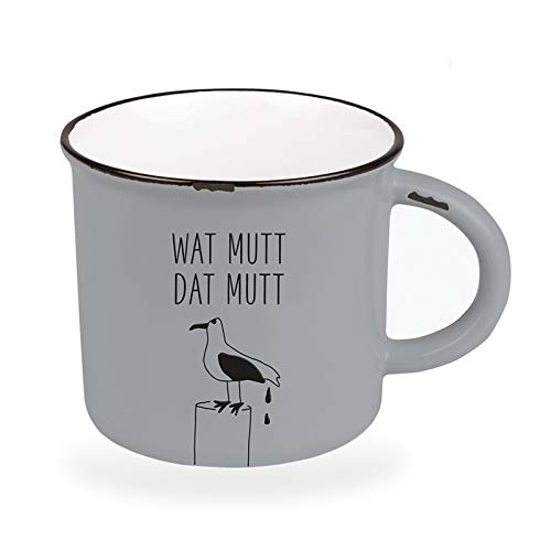 Vintage coffee mug | Ceramic gift mug | 400 ml | Maritime