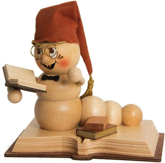 Drechslerei Kuhnert Räucherfigur - Rudi "Bücher-Rudi"