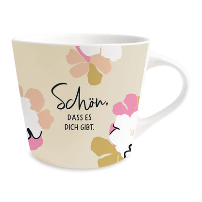 Graphics Workshop Coffee Mug with 100% Real Gold | Porcelain Mug | 420 ml | So glad you exist