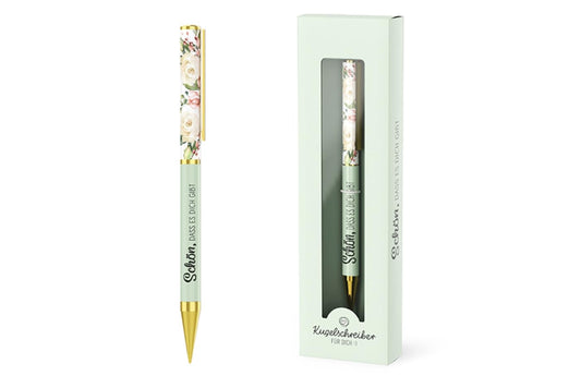 La Vida Ballpoint Pen with Twist Mechanism in Gift Box, "It's wonderful that you exist"