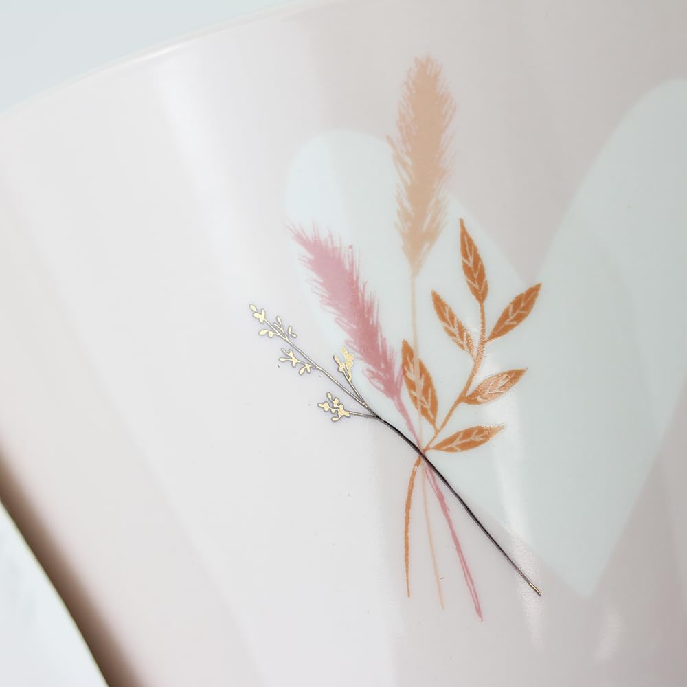 Grafik-Werkstatt Cereal Bowl | with Real Gold | Porcelain | Heart with Bouquet