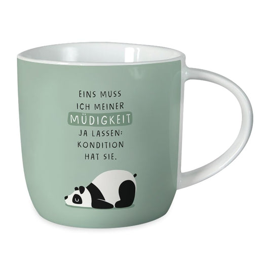 Graphics Workshop Coffee Mug with Saying 300 ml | Porcelain Mug | Tiredness