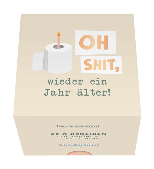 Grafik Werkstatt Message in a Box | 30 biglietti a strappo | Oh merda