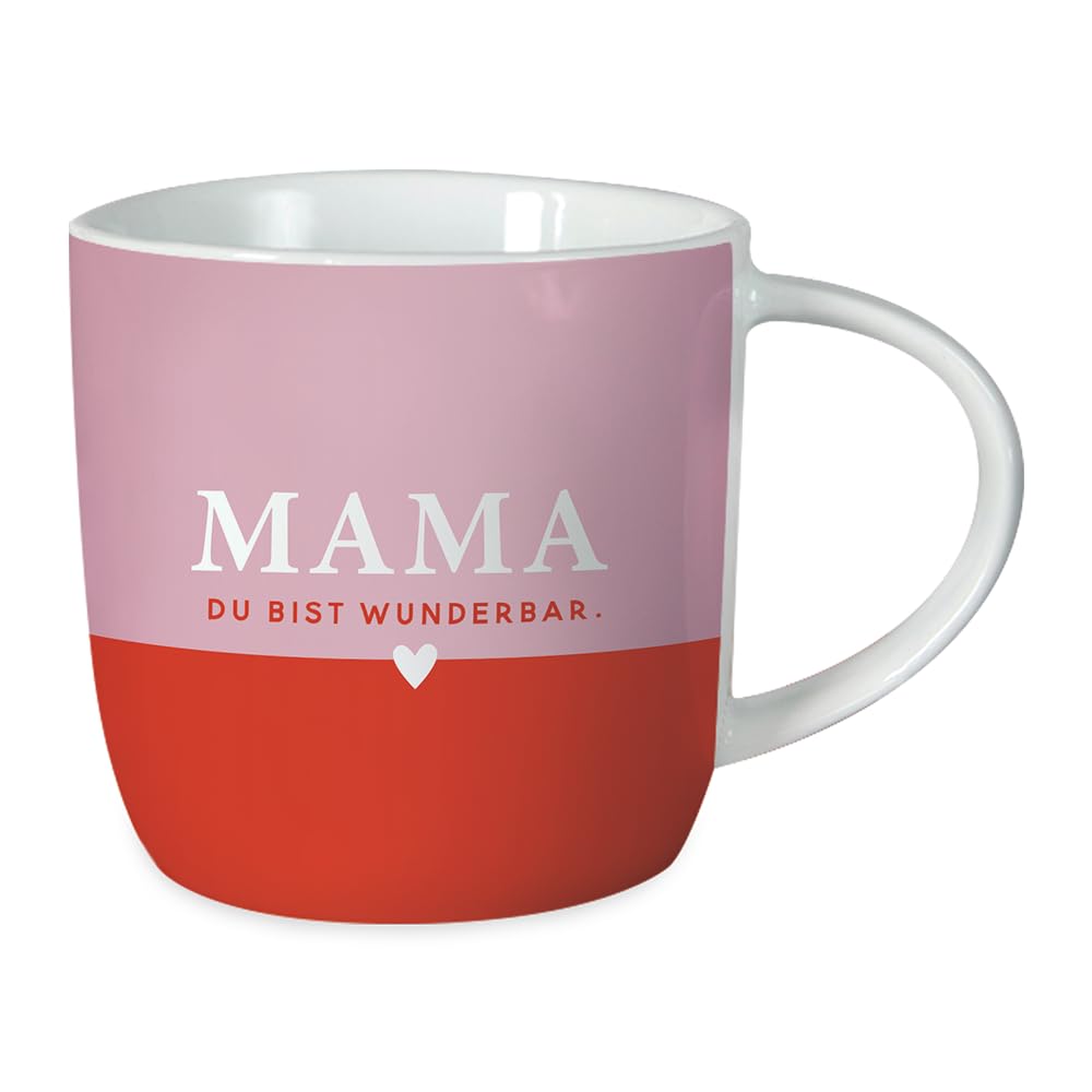Grafik-Werkstatt Tazza da caffè con scritta 300 ml | Tazza in porcellana | Mamma sei meravigliosa