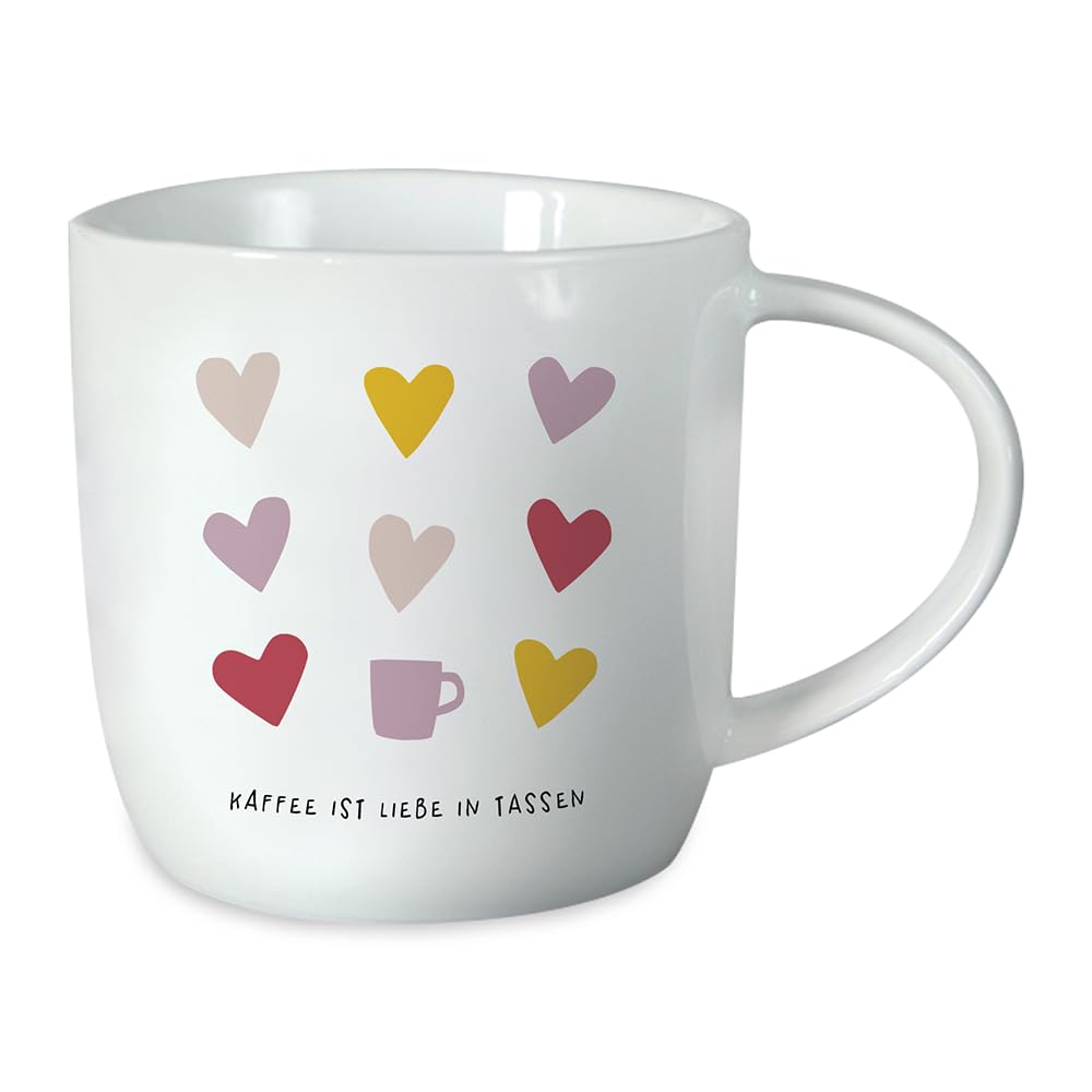 Tazza da caffè con scritta Grafic-Werkstatt 300 ml | Tazza in porcellana | Il caffè è amore