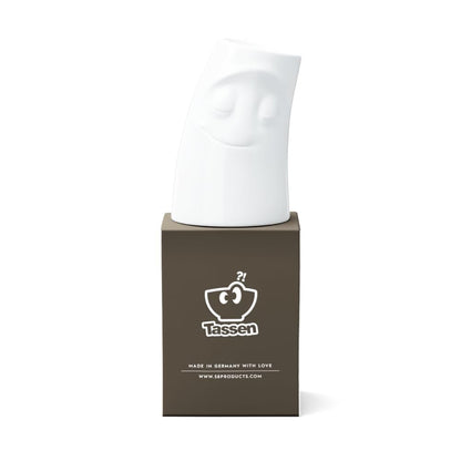 FIFTYEIGHT PRODUCTS / Mugs / Kerzenschmusie "Cuddly" (large candle holder, white, Made in Germany)