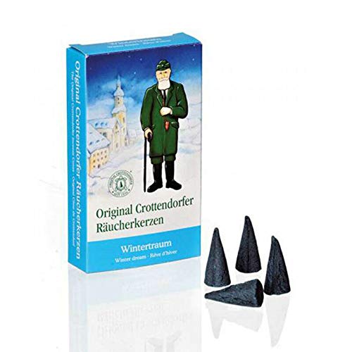 Crottendorfer Räucherkerzen 1 Confezione=24 Pezzi Sogno d'Inverno