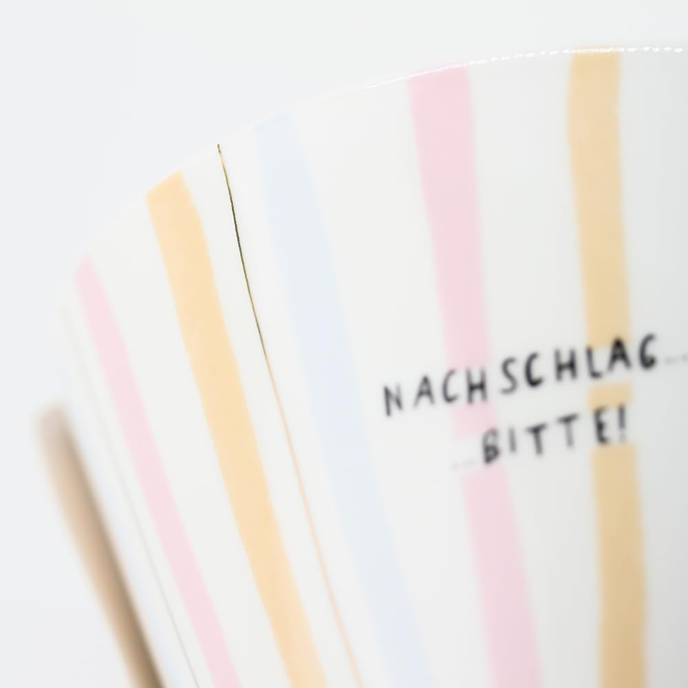 Graphics Workshop Muesli Bowl | with Real Gold | Porcelain | Seconds please