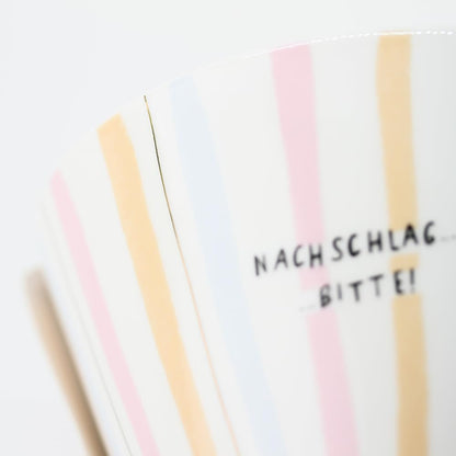 Graphics Workshop Muesli Bowl | with Real Gold | Porcelain | Seconds please