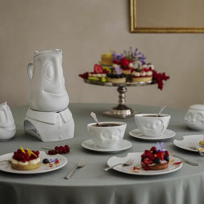 FIFTYEIGHT PRODUCTS / Teapot Warmer "Schick" (White, Made in Germany)
