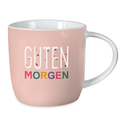 Graphics Workshop Coffee Mug with Saying 300 ml | Porcelain Mug | Good Morning