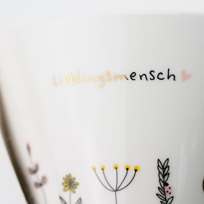 Graphic Workshop Cereal Bowl | with Real Gold | Porcelain | Favorite Person