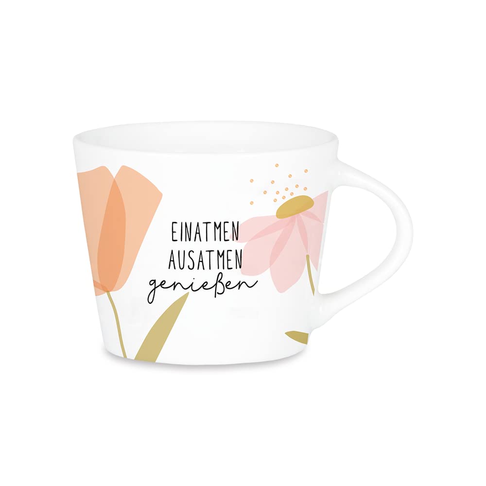 Grafik-Werkstatt Espresso Cup with 100% Real Gold | Porcelain Cup | 50 ml | enjoy
