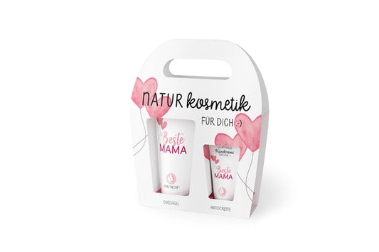 Set Cosmetico Relax La Vida | "Migliore Mamma", | Bagnoschiuma + Crema Mani, | Cosmetici Naturali