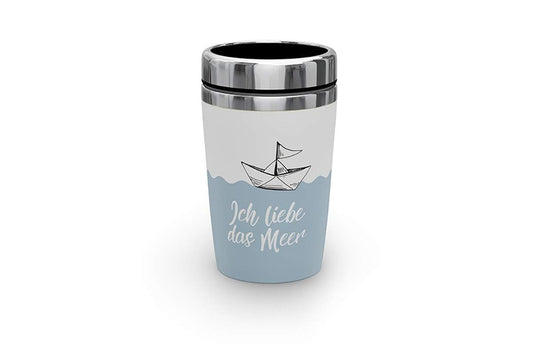 La Vida To Go Thermal Mug | Stainless Steel | 240 ml | I Love the Sea