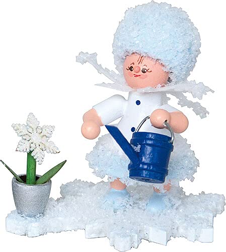Drechslerei Kuhnert Schneeflöckchen mit Gießkanne - 5 cm
