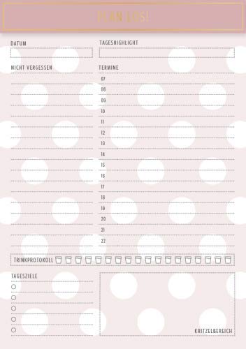 Blocco To-Do giornaliero Grafic Werkstatt con finitura oro