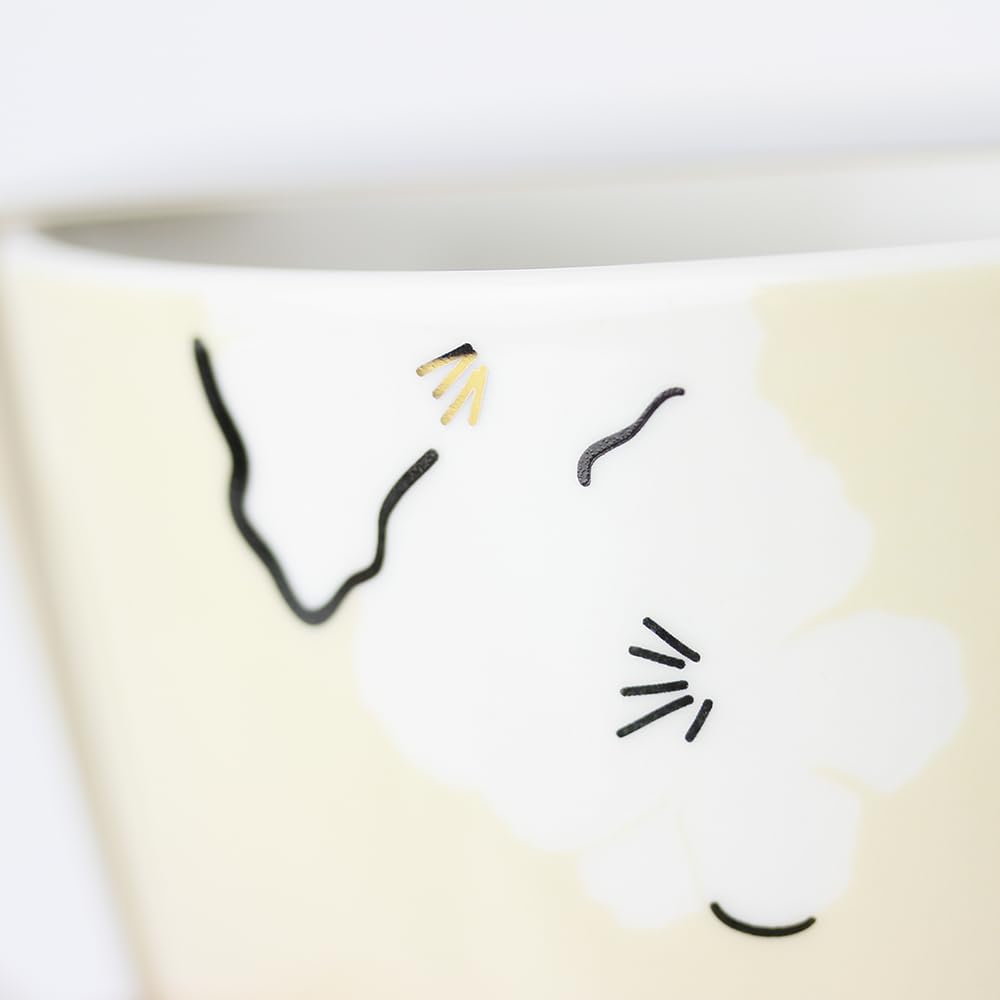 Graphics Workshop Coffee Mug with 100% Real Gold | Porcelain Mug | 420 ml | So glad you exist